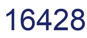 Number 16428 blue image