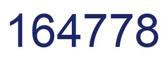 Número 164778 imagen azul