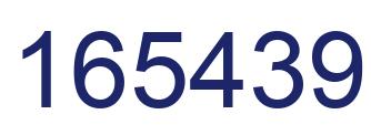 Número 165439 imagen azul