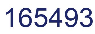 Número 165493 imagen azul