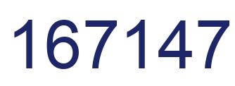 Número 167147 imagen azul