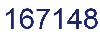 Número 167148 imagen azul