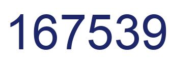 Número 167539 imagen azul