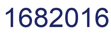 Number 1682016 blue image