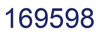 Number 169598 blue image
