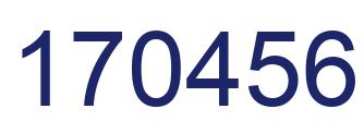 Número 170456 imagen azul