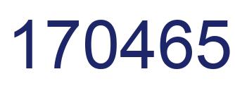 Number 170465 blue image