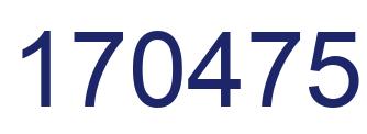 Número 170475 imagen azul