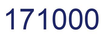 Number 171000 blue image