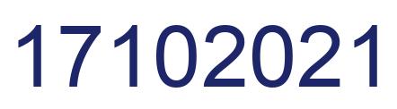 Number 17102021 blue image