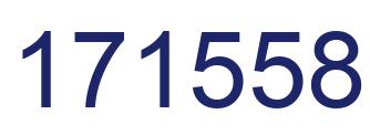 Number 171558 blue image