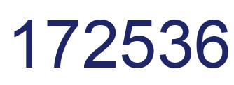 Number 172536 blue image