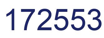 Number 172553 blue image