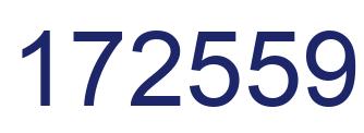Number 172559 blue image