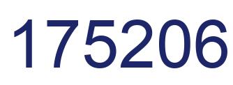 Number 175206 blue image