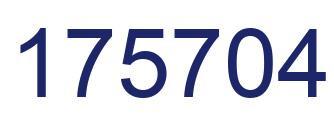 Número 175704 imagen azul