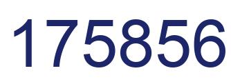 Number 175856 blue image