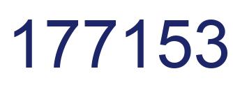 Number 177153 blue image