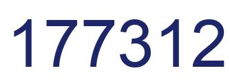 Number 177312 blue image