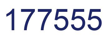 Number 177555 blue image