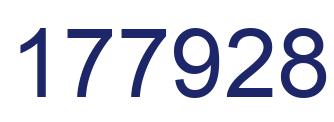 Number 177928 blue image