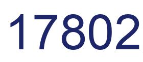 Number 17802 blue image