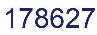 Number 178627 blue image