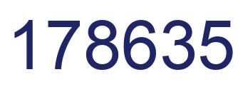 Number 178635 blue image