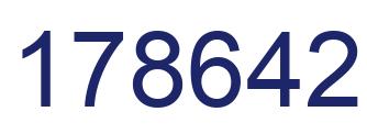 Number 178642 blue image