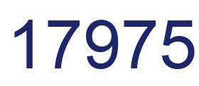 Número 17975 imagen azul