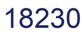 Number 18230 blue image