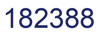 Number 182388 blue image
