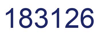 Number 183126 blue image