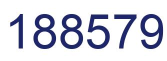 Número 188579 imagen azul