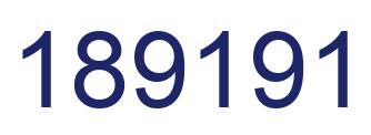 Número 189191 imagen azul