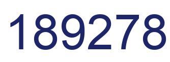 Number 189278 blue image