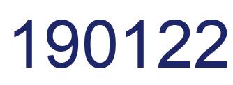 Number 190122 blue image