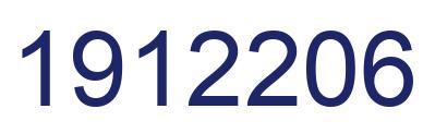 Number 1912206 blue image
