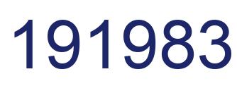 Number 191983 blue image