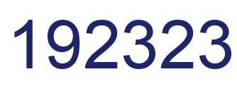 Number 192323 blue image