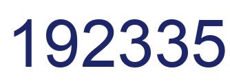 Number 192335 blue image