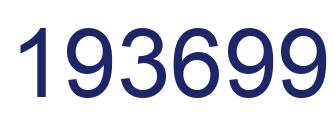 Número 193699 imagen azul
