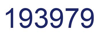 Number 193979 blue image