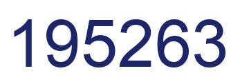 Número 195263 imagen azul