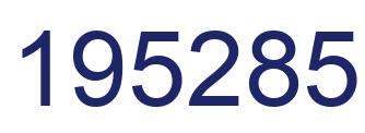 Número 195285 imagen azul