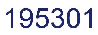 Número 195301 imagen azul