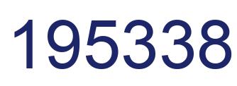 Number 195338 blue image