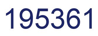 Número 195361 imagen azul