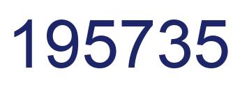 Number 195735 blue image