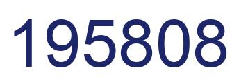 Number 195808 blue image